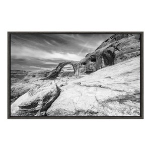 Kate and Laurel Sylvie Moab Framed Canvas by Pete Olsen, 23x33, Dark Gray - 1 of 4