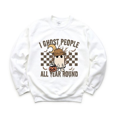 Simply Sage Market Women's Graphic Sweatshirt I Ghost People All Year Round