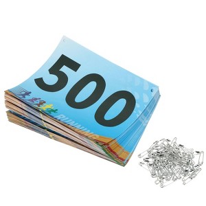 Unique Bargains Tearproof Sports Game Basketball Running Bib Competitor Numbers - 1 of 4