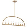 Crystorama Lighting Abbott 8 - Light Chandelier in  Vibrant Gold - 2 of 2