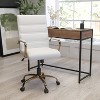 Merrick Lane Contemporary Mid-Back Home Office Chair with Padded Arms - 2 of 4