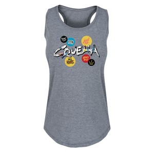 Women's - Cruella -  Graphic Racerback Tank - 1 of 4