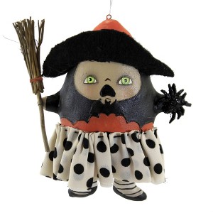 Bethany Lowe 5.25 In Startled Stella  Witch Halloween Lowe Seeber Tree Ornaments - 1 of 3