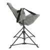 VisioGear Outdoor Portable Chairs, Folding Chair with Adjustable backrest, Portable Chair with Carry Bag, Gray, 35"*38"*42" - 3 of 4