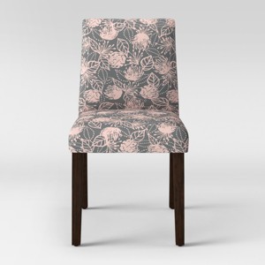 Modern Dining Chair Sketch Floral Gray - Project 62 , Gray & Pink Floral