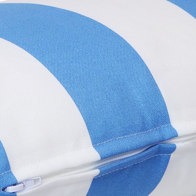 Sunnydaze Indoor/Outdoor Weather-Resistant Polyester Lumbar Decorative Pillow with Zipper Closure - 2pk, 4 of 9
