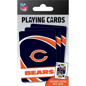 MasterPieces Officially Licensed NFL Chicago Bears Playing Cards - 54 Card Deck for Adults - 1 of 4
