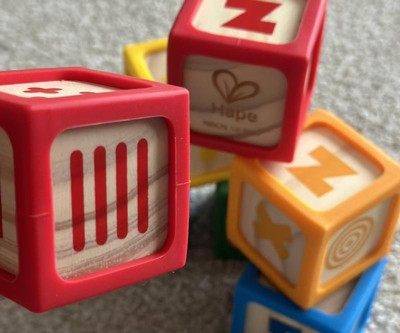 Hape My First Wooden Blocks Stacking Toy : Target