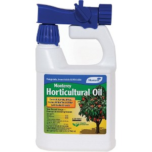 Monterey Horticultural Oil For Aphids, Mites, Scales, Whiteflies, 32 Ounces - 1 of 3