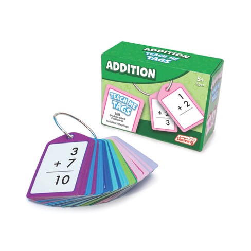 Junior Learning: Addition Teach Me Tags Flash Cards, Ages 5+ : Target