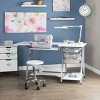 Pro-Stitch Sewing Table Silver/White - Sew Ready: Craft Desk with Folding Top & Storage - 3 of 4