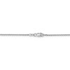 Black Bow Jewelry 1.4mm, 14k White Gold, Diamond Cut Solid Cable Chain Necklace - 3 of 4