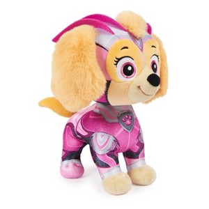 PAW Patrol: The Mighty Movie Skye Plush, 12-Inch Stuffed Animal in Pink Mighty Pups Uniform, Soft Cuddly Toy for Kids Ages 3 and Up - 1 of 4