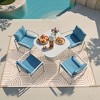 Lahome Outdoor Plastic Straw Rug-Waterproof Reversible Mat for Patio, Backyard, Camping, RV Awning - 3 of 4