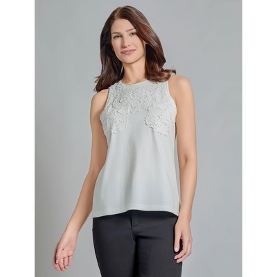Jones New York Applique Tank Top