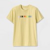 Pride Adult Bien Proud Short Sleeve T-Shirt - Light Mint Green - image 3 of 4