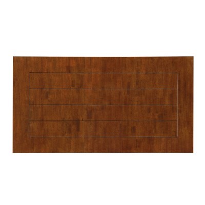 Wesley Dark Brown Extendable Wood Dining Table