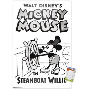 Trends International Disney Mickey Mouse - Steamboat Willie Unframed Wall Poster Prints - 1 of 4