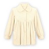 Collections Etc Soft Fleece Button Down Night Shirt with Pockets - Comfy Flattering Fit Over Pajamas or Nightgown - 2 of 4