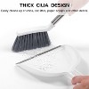 Mini Broom and Dustpan Set with Handle, Small Dust Pan with Teeth for Cleaning Hair on Desks, Sofas, and for Pet Care - 4 of 4