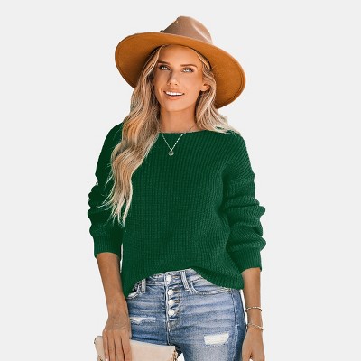 Womens emerald cheap green sweater