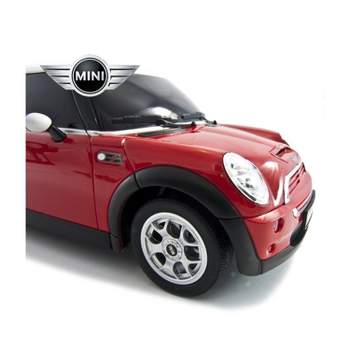 Link Ready! Set! Go!1:14 RC Mini Cooper Toy Car, Realistic Remote Control Car Model - Red