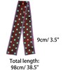 INSPIRE CHIC Women's Lovely Polka Dot Pattern Hair Band Neck Wraps 38.5x3.5 inches(LxW) - 3 of 4