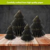 Briarwood Lane Multipack S-M-L-Xl Black Tree Magnetic Honeycomb Paper Decor (4-pack) 8x8 Bundle Party Centerpiece Decoration - 4 of 4