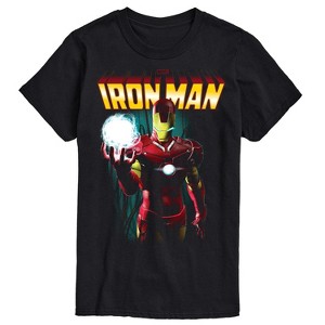 Men's - Marvel - Iron Man Modern Oversized Short Sleeve Graphic T-Shirt - 1 of 4