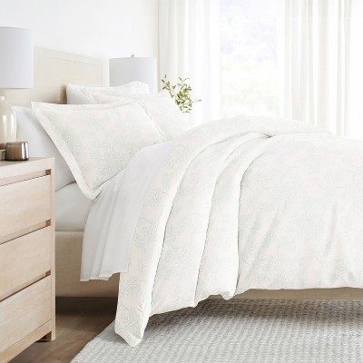 Soft Farmhouse Florals Premium 3PC Duvet Cover & Shams Set, Ultra Soft, Easy Care - Becky Cameron
