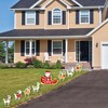 Big Dot of Happiness Llama Christmas Santa Sleigh - Yard Sign and Outdoor Lawn Decorations - FA La Llama Holiday Party Yard Signs - Set of 8 - 2 of 4