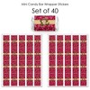 Big Dot of Happiness Little Cowboy - Mini Candy Bar Wrapper Stickers - Western Baby Shower or Birthday Party Small Favors - 40 Count - 3 of 4