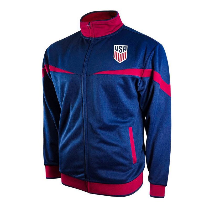 United States Soccer Federation Striker Track Jacket - Navy Blue, 1 of 3