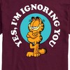 Men's - Garfield - Ignoring You Short Sleeve Graphic T-Shirt - 2 of 4