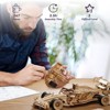 Robotime 3D Puzzles Racing Car Exquisite Wood Craft Kit Gift for Adults Desk Toys Gift for Boys and Girls, Multicolor, 12.40"*9.33"*2.56" - 2 of 4