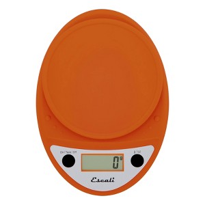 Escali Primo Digital Kitchen Scale Orange, Pumpkin Orange