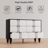 6 Drawer Dresser with Vintage Pattern Design, Modern Chest Dresser - 4 of 4
