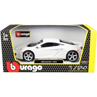 McLaren 12C White Metallic 1/24 Diecast Model Car by Bburago