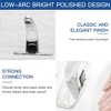 BWE Automatic Sensor Touchless Bathroom Sink Faucet With Deck Plate In Polished Chrome - 3 of 4
