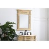Elegant Lighting Wood frame mirror 22 inch x 28 inch in Light Antique Beige - 3 of 4