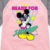 Girls' - Disney - Ready For Summer Shirt Tail Raglan Graphic T-shirt - 2 of 4