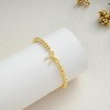 Gold Bracelets for Women 14K Gold Plated Beaded Bracelets Gold Stretch Bead Bracelet Handmade Ball Charm Bracelet - 4 of 4