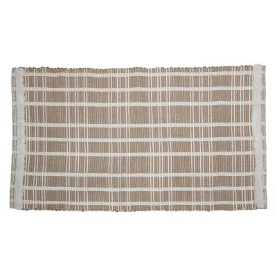 2'x3' Rectangle Accent Rug Beige - Foreside Home & Garden