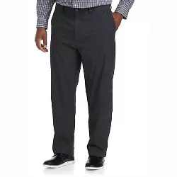 Oak Hill by DXL Big and Tall Flat-Front Premium Stretch Twill Pants 