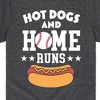 Boys' - Instant Message - Hot Dogs And Home Runs Short Sleeve Graphic T-Shirt - 2 of 4