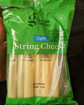 Light Low-moisture Part-skim Mozzarella String Cheese - 12oz/12ct ...