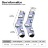 Penguin Is Lazy Women Printed Crew Socks Funny Funky Socks Soft Polyester Novelty Gifts for Artists Men - 2 of 4