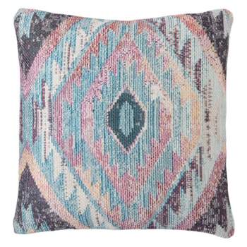 18"x18" Sinai Indoor/Outdoor Geometric Throw Pillow Blue - Jaipur Living