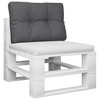vidaXL Pallet Cushion Anthracite 23.6"x15.7"x4.7" Fabric - 3 of 4