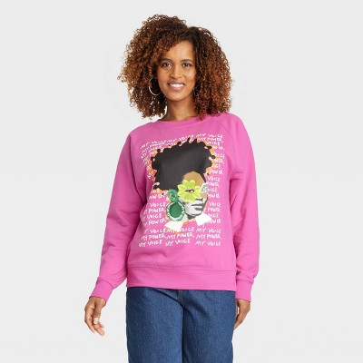 Black History Month Women's My Voice, My Power Pullover Sweatshirt 